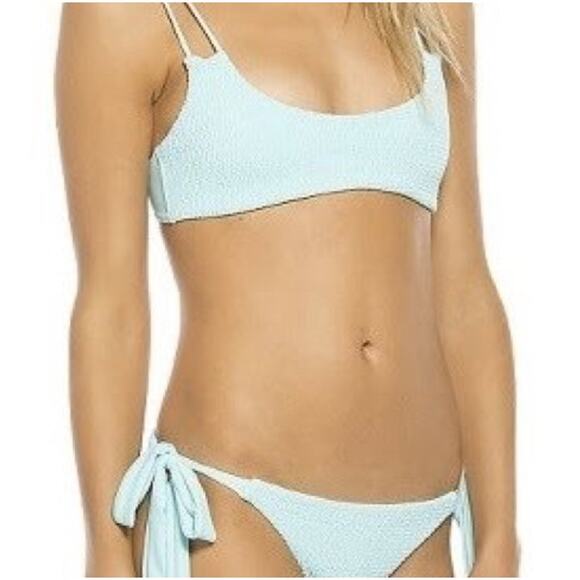 Tori Praver x Target Seafoam Textured 2-piece Swimsuit Geometric Pink Print NEW - Picture 10 of 13